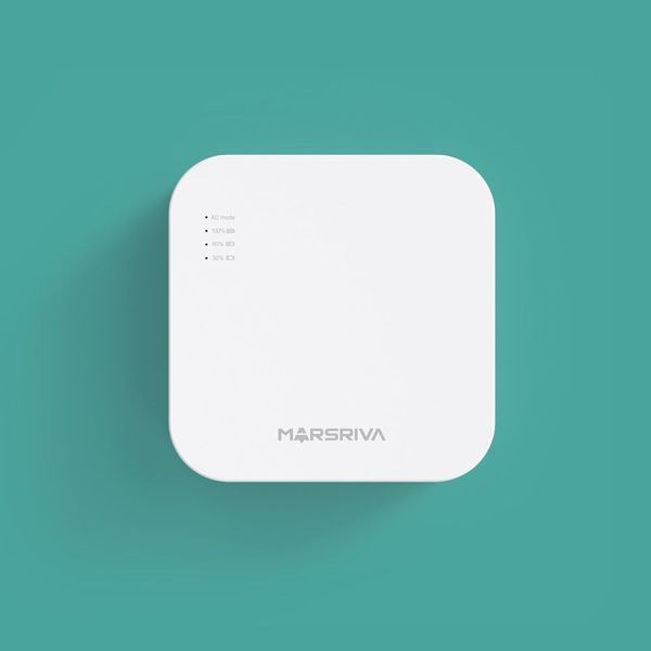 ДБЖ (Mini UPS) для роутера MARSRIVA KP4 MAX 20000mAh (18W; Output DC 12/9/5V; USB-A; USB-C) white 489296669 фото