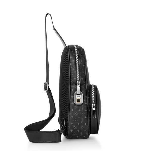 Сумка WIWU Master Fingerprint Lock Crossbody Bag Black 817126024 фото
