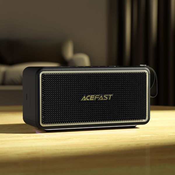 Портативна колонка ACEFAST K3 Ultra portable wireless speaker, 60W, IPX6, Black 134194974 фото