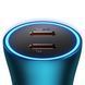 Автомобільний зарядний пристрій Baseus Golden Contactor Pro Dual Fast Charger Car Charger C+C 40W Blue 633795492 фото 12