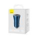 Автомобільний зарядний пристрій Baseus Golden Contactor Pro Dual Fast Charger Car Charger C+C 40W Blue 633795492 фото 2