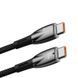 Кабель Baseus Glimmer Series Fast Charging Data Cable Type-C to Type-C 100W 1m White 203171322 фото 5