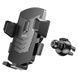 Автотримач для телефона HOCO CA86 Davy one-button air outlet car holder Black 100888885 фото 5