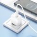 Сетевое зарядное устройство с кабелем HOCO CS52A 18W Surplus single-port QC3.0 charger set(Type-C) White 275845616 фото 8