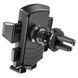 Автотримач для телефона HOCO CA86 Davy one-button air outlet car holder Black 100888885 фото 3