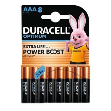 Батарейка Duracell LR3/AAA OPTIMUM (8шт) 428660840 фото