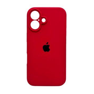 Чохол для смартфона Silicone Full Case AA Camera Protect for Apple iPhone 16 20,China Red 531833993 фото