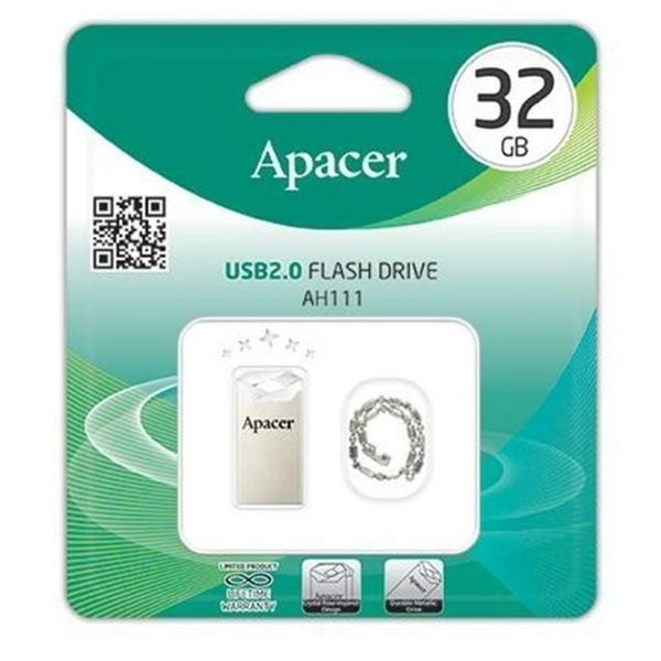 Флеш-накопитель Apacer USB 2.0 AH111 32GB Crystal 807185944 фото
