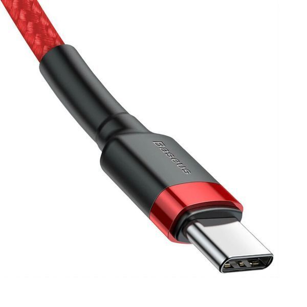 Кабель Baseus Cafule USB Cable Type-C-Type-C 3A 1m Red 114328926 фото