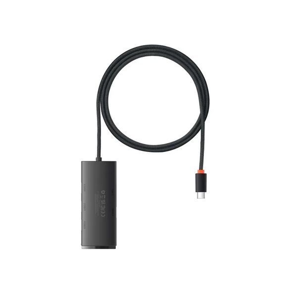 USB-хаб Baseus Lite Series 4-Port Type-C HUB Adapter (Type-C to USB 3.0*4 ) 1m Black 686805987 фото