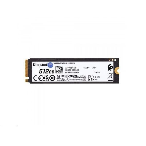 Накопичувач SSD M.2 Kingston KC3000 512GB NVMe 2280 PCIe 4.0 x4 3D NAND TLC 102565850 фото