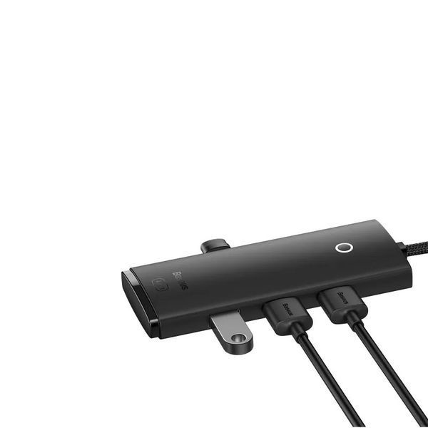 USB-хаб Baseus Lite Series 4-Port Type-C HUB Adapter (Type-C to USB 3.0*4 ) 1m Black 686805987 фото