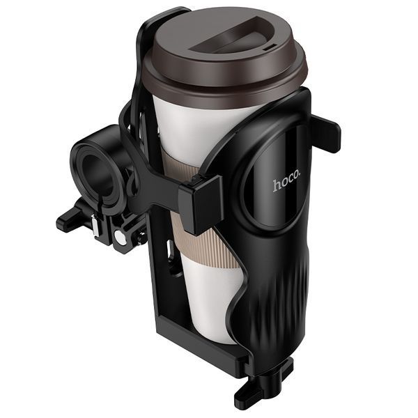 Велодержатель для телефона HOCO H94 Feliz cycling water cup holder Black 426937784 фото