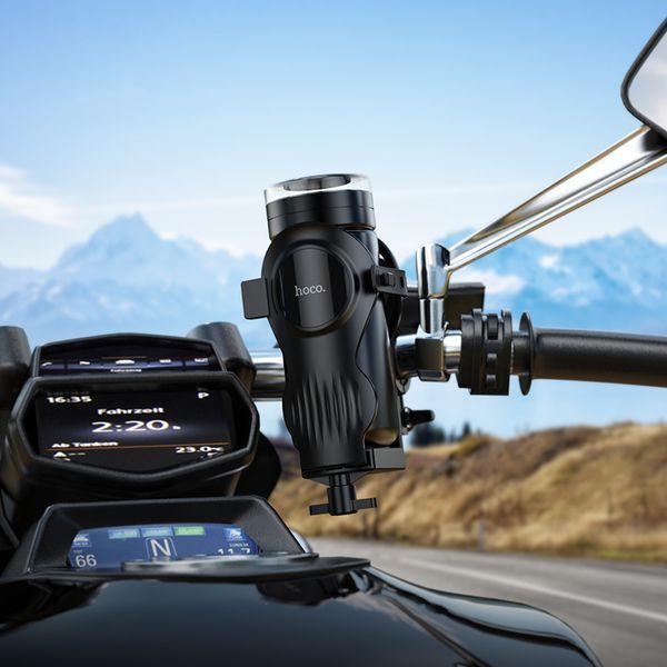Велодержатель для телефона HOCO H94 Feliz cycling water cup holder Black 426937784 фото