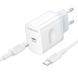 Мережевий зарядний пристрій з кабелем BOROFONE BA99A Breeze single port PD20W charger set(C to C) White 171494979 фото 4