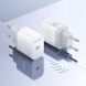 Мережевий зарядний пристрій з кабелем BOROFONE BA99A Breeze single port PD20W charger set(C to C) White 171494979 фото 9