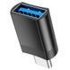 Адаптер HOCO UA17 Type-C male to USB female USB3.0 adapter Black 590377955 фото 6