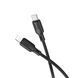 Кабель BOROFONE BX113 Lenny PD silicone charging data cable iP(L=1M) Black 428819774 фото 2