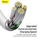 Кабель Baseus Superior Series Fast Charging Data Cable USB to iP 2.4A 0.25m White 892114889 фото 13