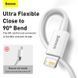 Кабель Baseus Superior Series Fast Charging Data Cable USB to iP 2.4A 0.25m White 892114889 фото 14