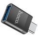 Адаптер HOCO UA17 Type-C male to USB female USB3.0 adapter Black 590377955 фото 3