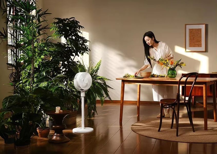 Вентилятор Xiaomi Mijia 18W Circulation Fan + (переходник на EU розетку) 620439274 фото