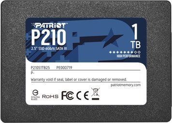 Накопичувач SSD Patriot P210 1TB 2.5" 7mm SATAIII 3D QLC 450036413 фото