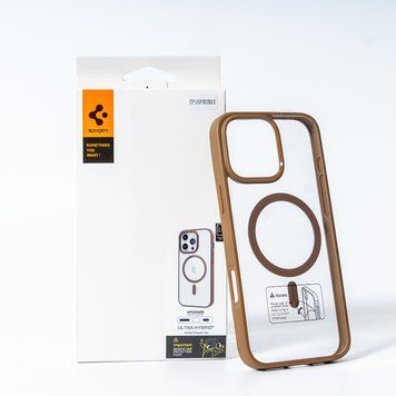 Чехол для смартфона Spigen AAA Magnetic Color for Apple iPhone 16 Pro Brown 392600329 фото