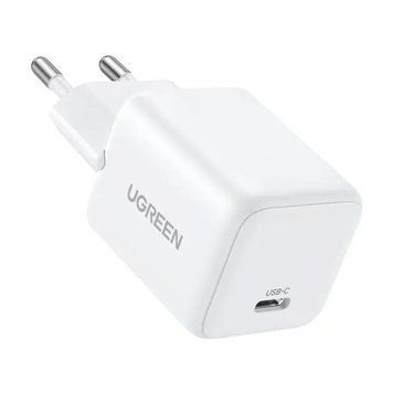 Мережевий зарядний пристрій UGREEN 20W USB-C GaN Fast Charger EU 779299347 фото