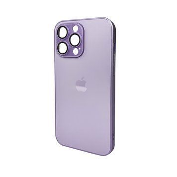 Чехол для смартфона AG Glass Matt Frame Color Logo for Apple iPhone 15 Pro Max Light Purple 110731795 фото