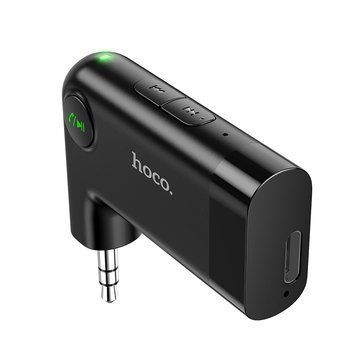 Bluetooth-ресивер HOCO E53 Dawn sound in-car AUX wireless receiver Black 548553355 фото