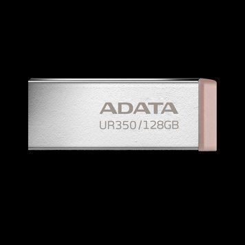 Флеш-накопичувач ADATA USB 3.2 UR 350 128Gb Silver/Beige 502850064 фото
