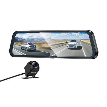 Відеореєстратор HOCO DV16 9.66-inch streaming media driving recorder(dual-channel with rear camera) Black 759513839 фото