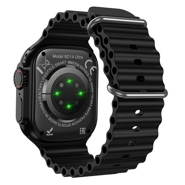 Смарт-годинник BOROFONE BD14 Ultra 51mm. 180 mAh. Smart sports watch(call version) Titanium Gold 666586280 фото