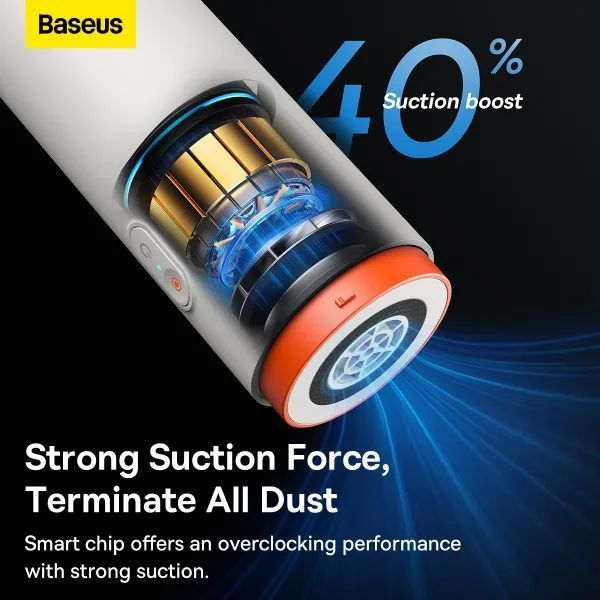Автомобильный пылесос Baseus A2Pro Car Vacuum Cleaner(6000pa) White 356842453 фото