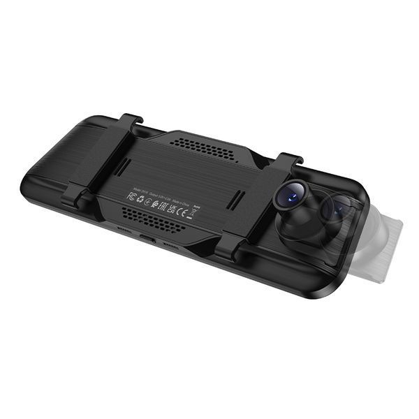 Видеорегистратор HOCO DV16 9.66-inch streaming media driving recorder(dual-channel with rear camera) Black 759513839 фото