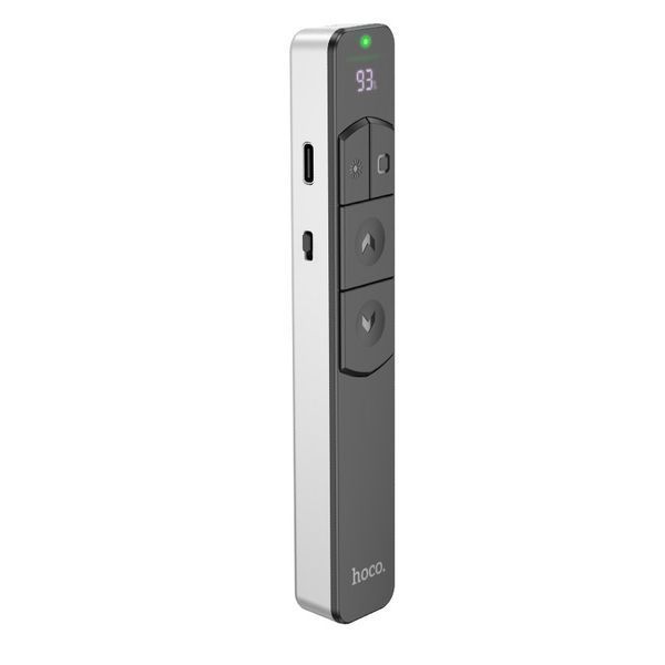 Лазерна указка HOCO GM202 Smart PPT page turning pen Silver 818768024 фото