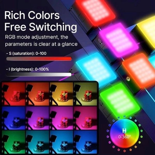 Видеосвитло Ulanzi Vijim Rechargeable Mini RGB Light (UV-B01001 VL49 RGB Pro) 492027470 фото