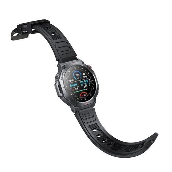 Смарт-годинник HOCO Y37 AMOLED 36mm. 520 mAh. GPS sports watch(call version) Black 475491834 фото