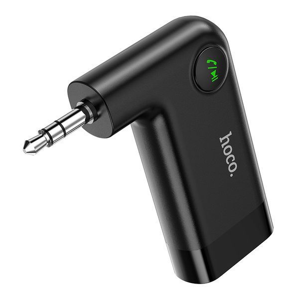 Bluetooth-ресивер HOCO E53 Dawn sound in-car AUX wireless receiver Black 548553355 фото