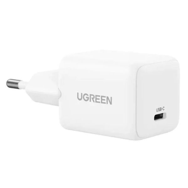 Мережевий зарядний пристрій UGREEN 20W USB-C GaN Fast Charger EU 779299347 фото