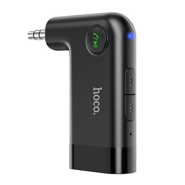Bluetooth-ресивер HOCO E53 Dawn sound in-car AUX wireless receiver Black 548553355 фото