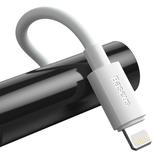 Кабель Baseus Simple Wisdom Data Cable Kit USB to iP PD 20W (2PCS/Set）1.5m White 707280263 фото