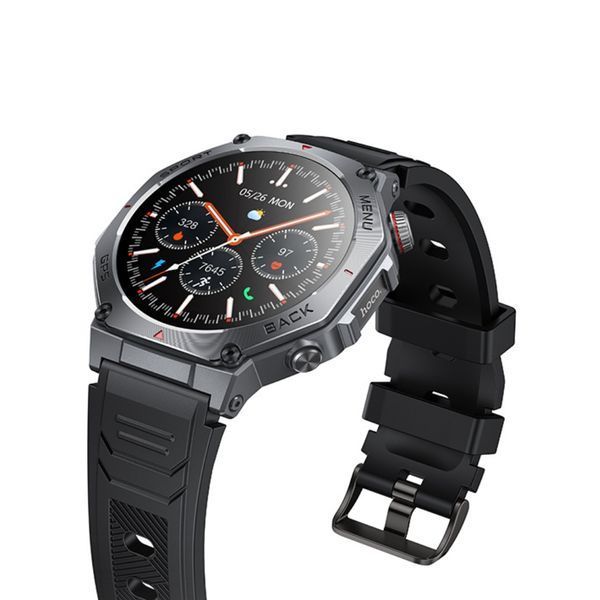 Смарт-годинник HOCO Y37 AMOLED 36mm. 520 mAh. GPS sports watch(call version) Black 475491834 фото
