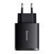 Сетевое зарядное устройство Baseus Compact Quick Charger 2U+C 30W EU Black 123782572 фото 1