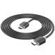 Кабель HOCO US08 HDTV 2.0 male-to-male 4K HD data cable(L=2M) Black 463460215 фото 5
