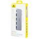 USB-хаб Baseus UltraJoy Series 5-Port HUB Space Grey (USB-C*2 to USB-C 40Gbps*1+HDMI 4K@30Hz*1+USB3.0*3） 849464016 фото 2