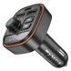 АЗП з FM-модулятором BOROFONE BC59 Heroic car BT FM transmitter Black 104327416 фото 4