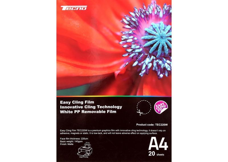 Tecno Easy Cling Film A4 20psc TEC220W 244248623 фото