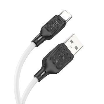 Кабель HOCO X90 Cool silicone charging data cable for Type-C White 431447046 фото